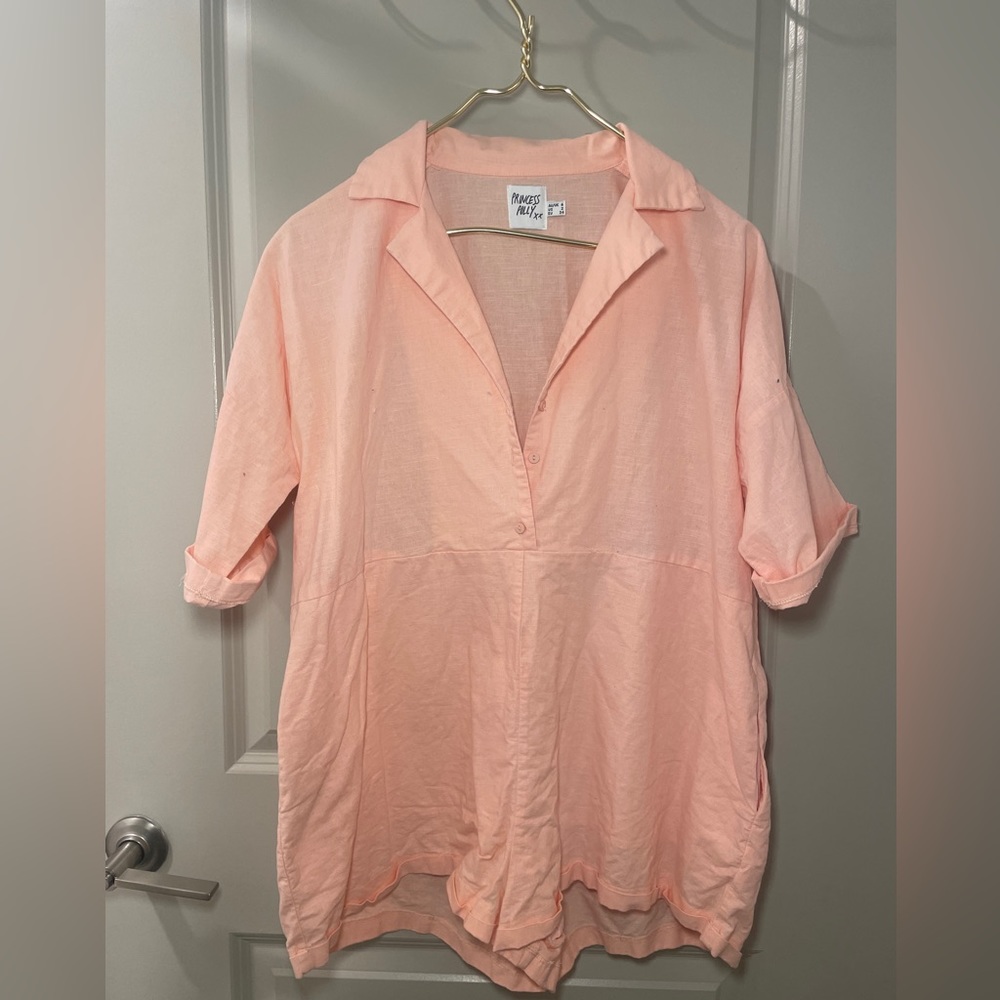 Princess Polly Oversized Pink Romper